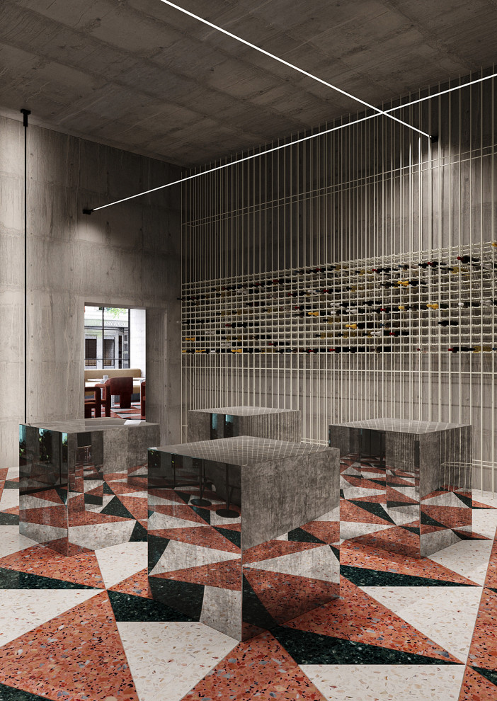 Интерьер винного ресторана и винотеки