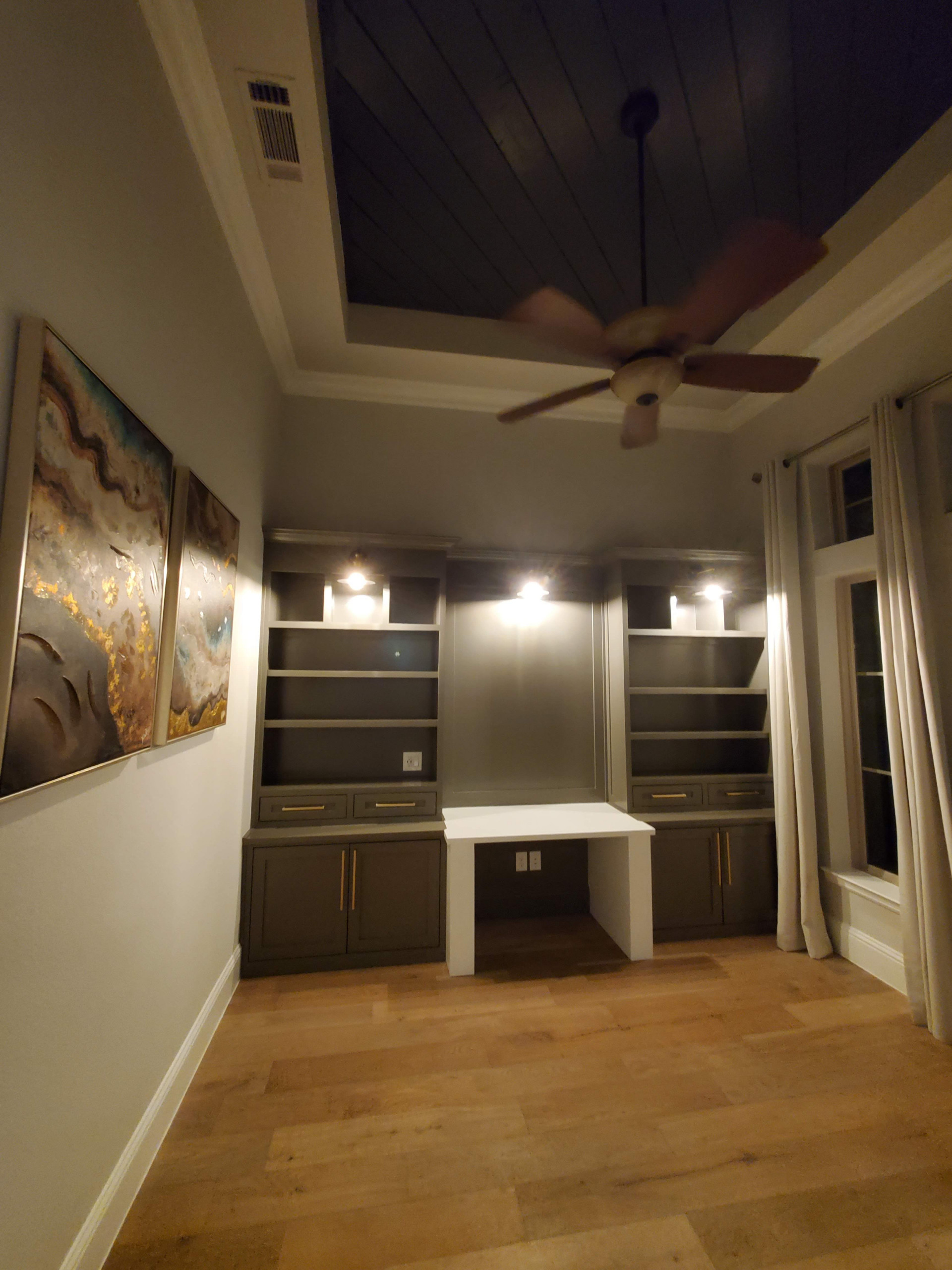 Sophisticated and Organized Home Office Nook