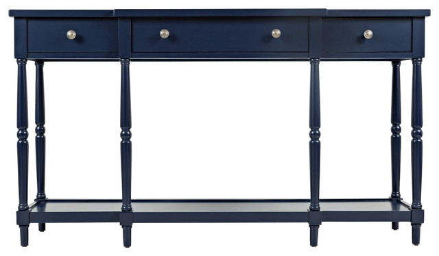Stately Home Console Table, 60", Navy