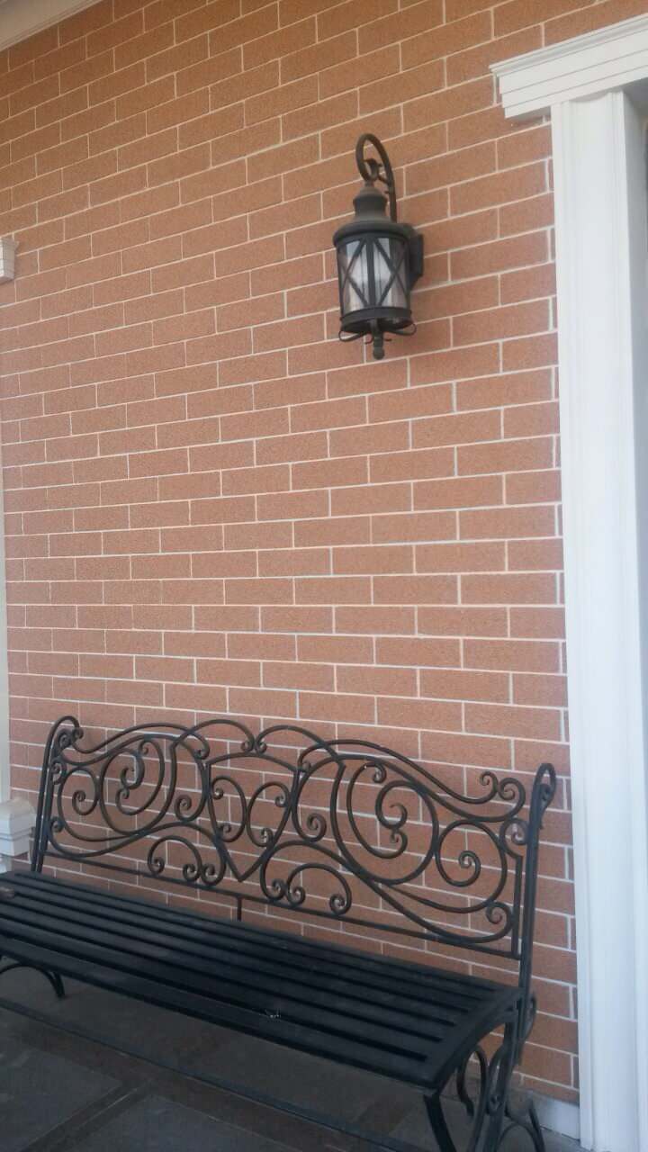 Фасад с гибким камнем