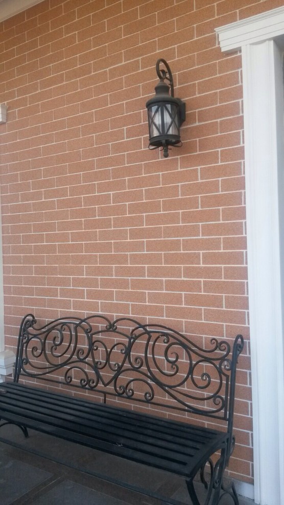 Фасад с гибким камнем