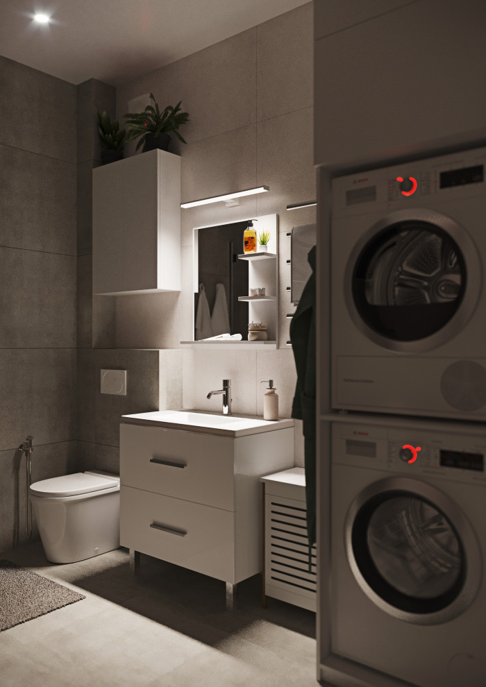 Innenarchitektur einer kleinen Wohnung