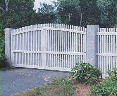 Chestnut Hill with Granite Posts Entrance Gate