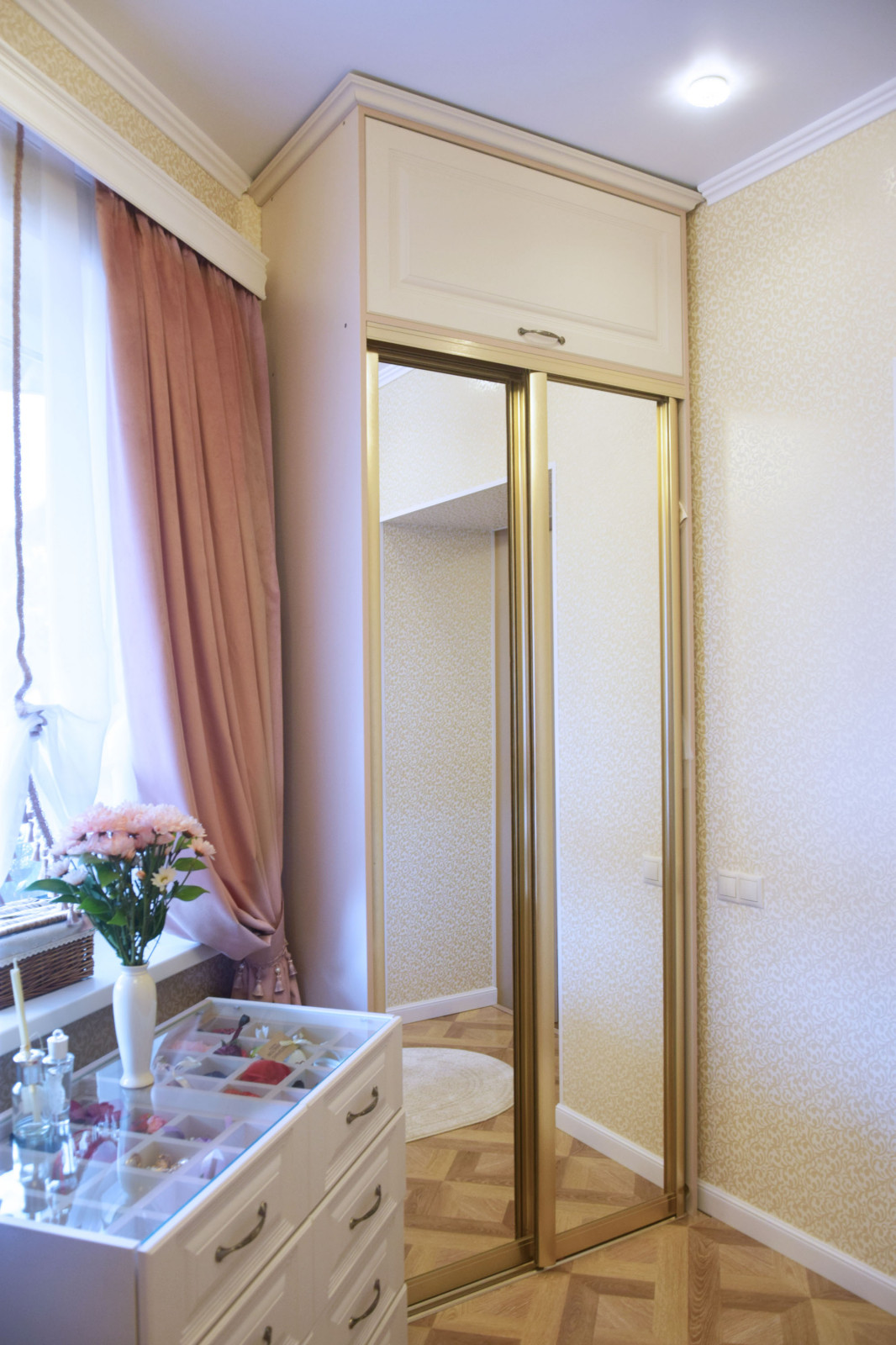 Пудровая роза