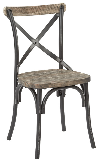 Osp Designs Somerset X Back Antique Black Metal Somerset Dining Chair Antique Black Farmhouse Chairs
