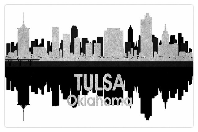 City Iv Tulsa Oklahoma Cutting Board Contemporary Cutting