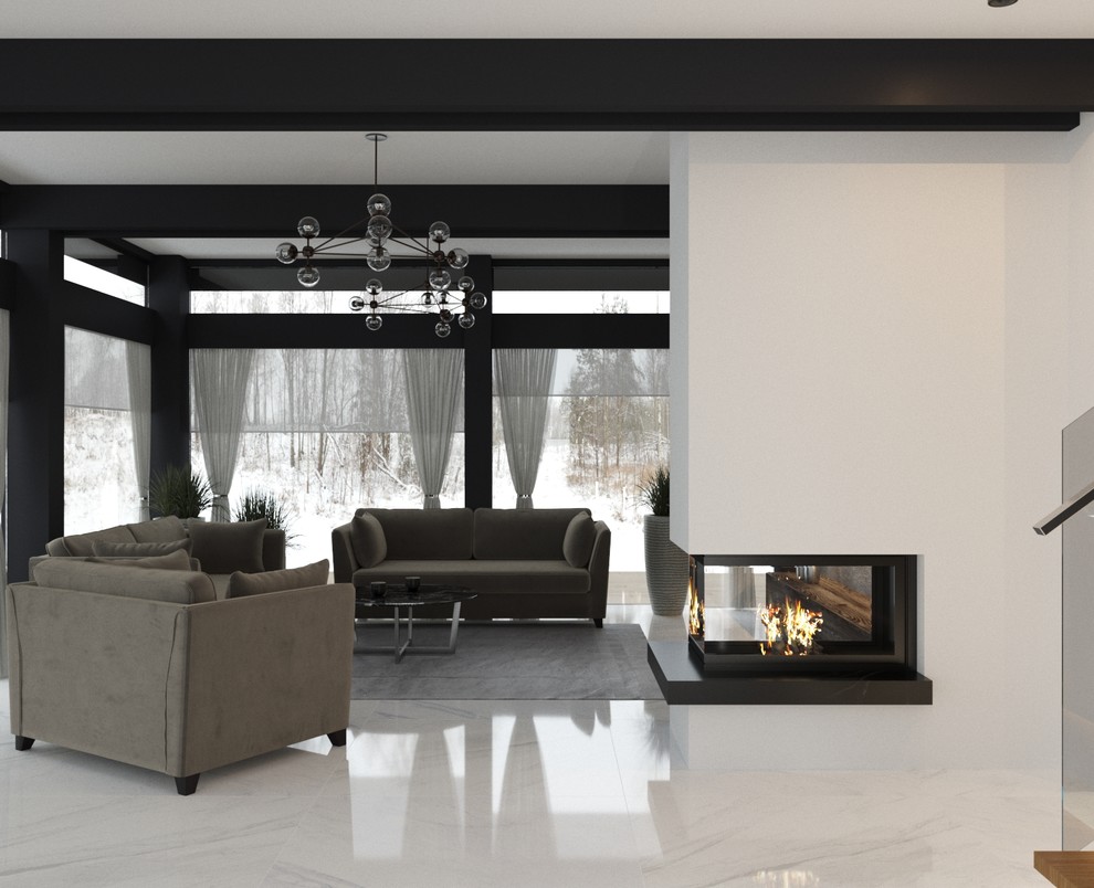 Проект первого этажа дома в г. Выборг, 100кв.м.