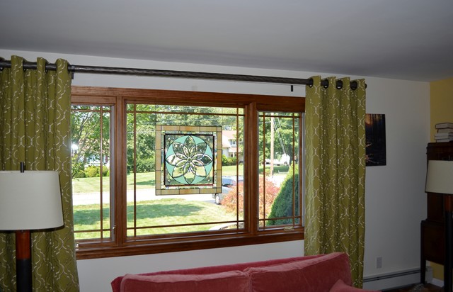 Beautiful living room window - Traditional - Living Room - New York