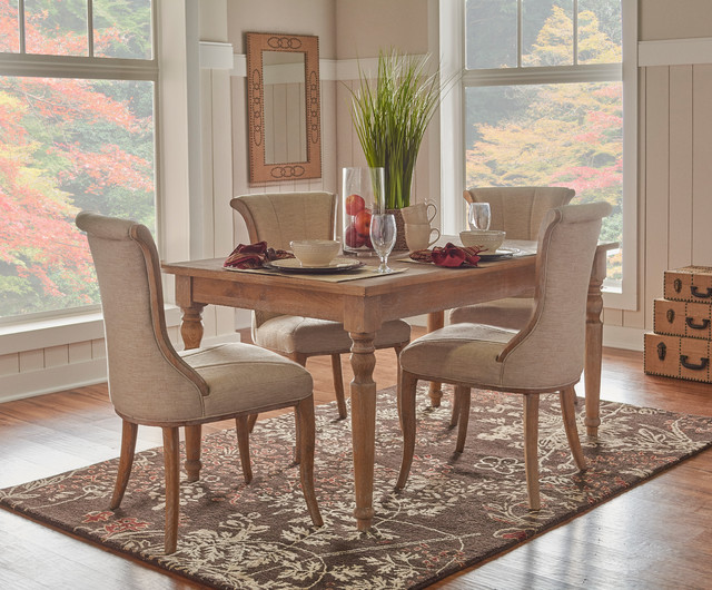 Brigthon Light Natural Brown Table - French Country - Dining Tables ...