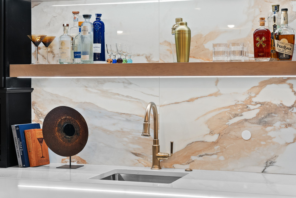 Undermount Sink | Functional Wet Bar Design