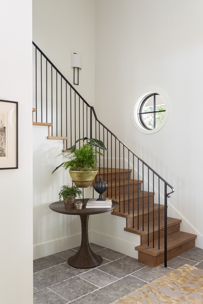 Example of a beach style staircase design in Charleston