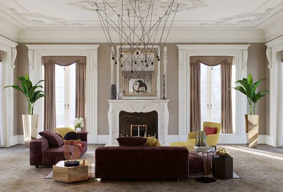 Гостиная в частном доме