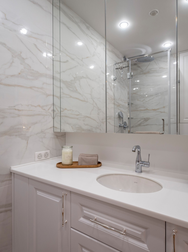 Меблировка санузла в неоклассическом стиле