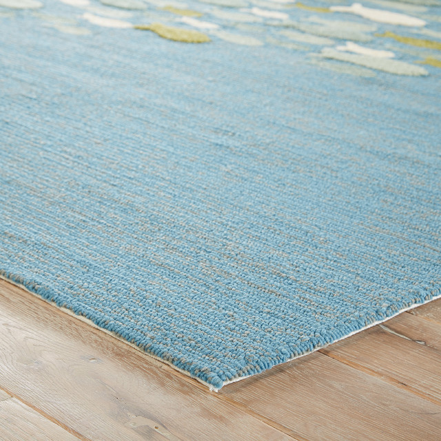 Jaipur Living Go Fish Indoor Outdoor Animal Blue Green Area Rug Jaipur Living Go Fish Indoor Outdoor