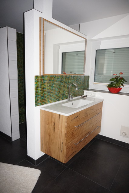 Badm&ouml;bel in Eicheholz rustico-stanza-da-bagno