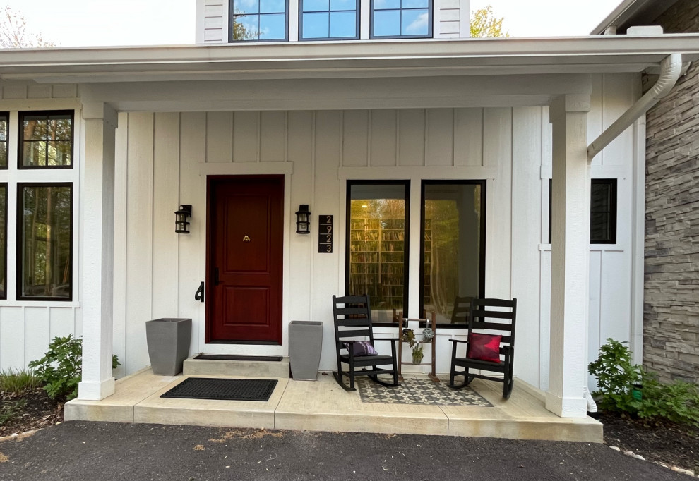 How to update concrete front porch?