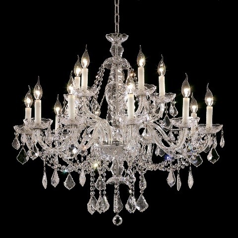Elegant Lighting 7831G35C/RC Chandelier from the Alexandria Collection