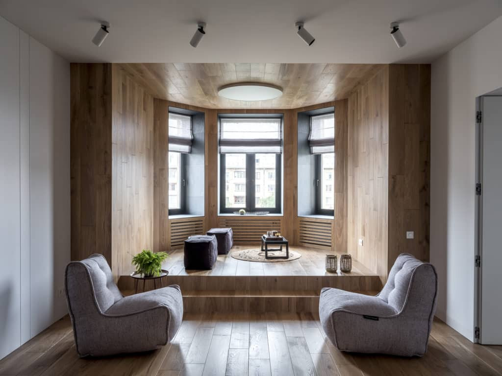 Дизайн трехкомнатной квартиры 100 кв.м. (студия Geometrium)