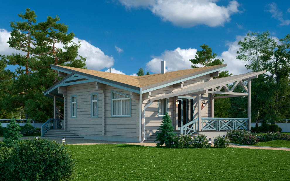 Дом из клееного бруса | Пегас 144