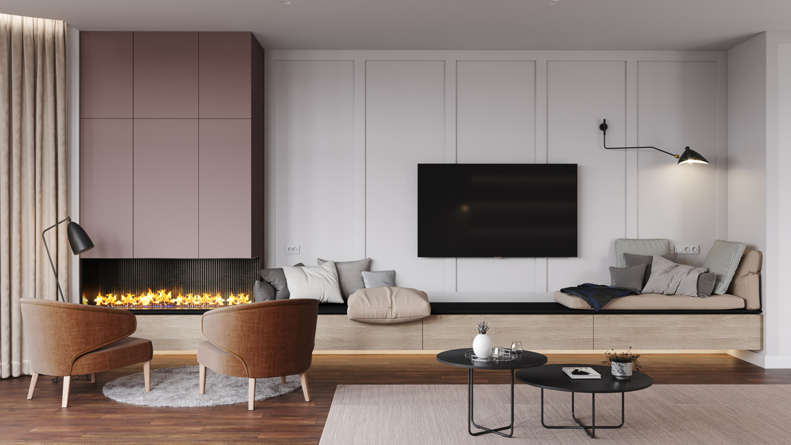 Дизайн проект интерьера квартиры в г. Киев