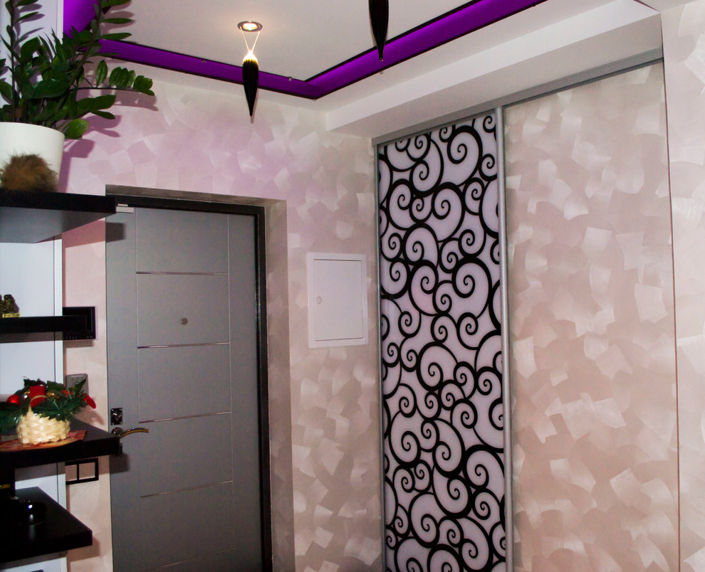 Контрастный дизайн интерьера квартиры