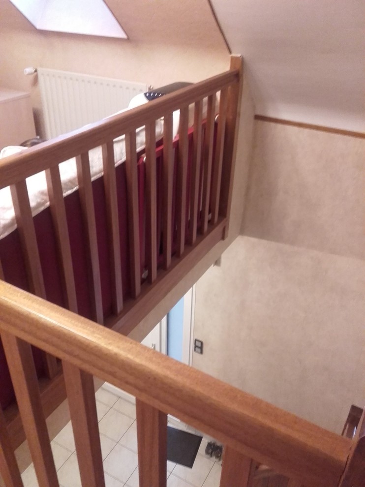 Rénovation complète d'un escalier + installation LED à Angers