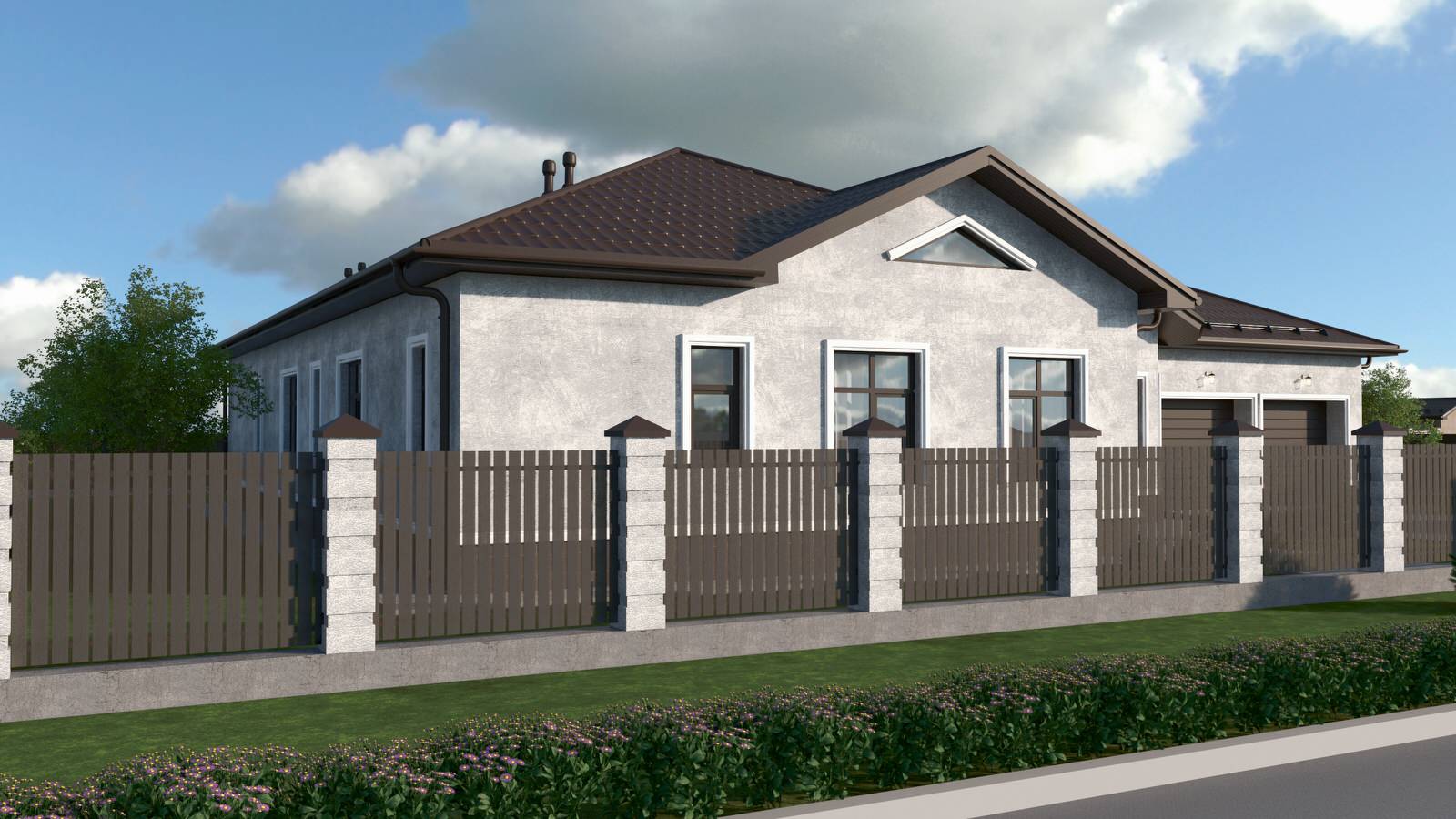 Проект дома 320 м.кв. в п. Марьино