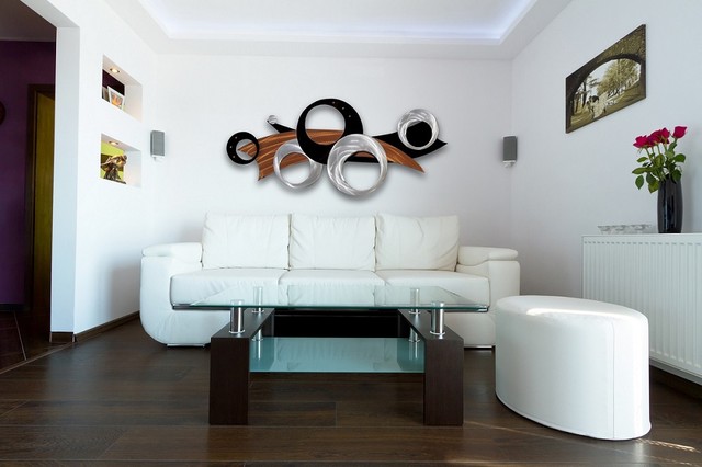metal wall art design - modern - living room - brisbane -