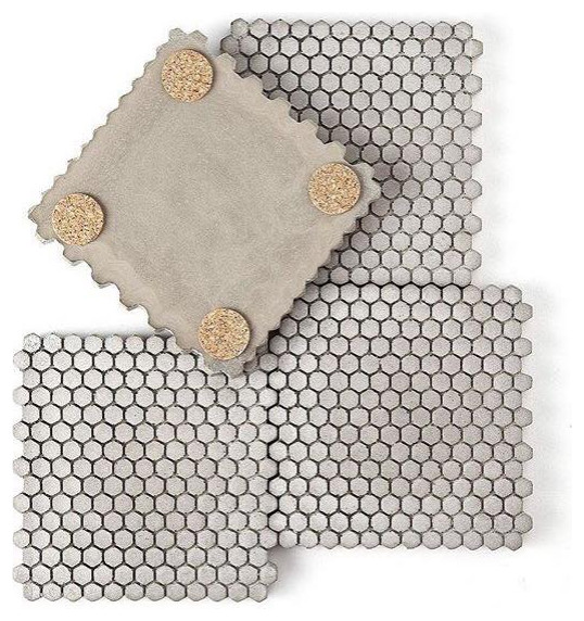 Concrete Hexagon Coasters
