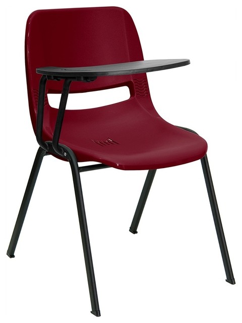 Writing Desk Chair With Right Side Arm Tablet