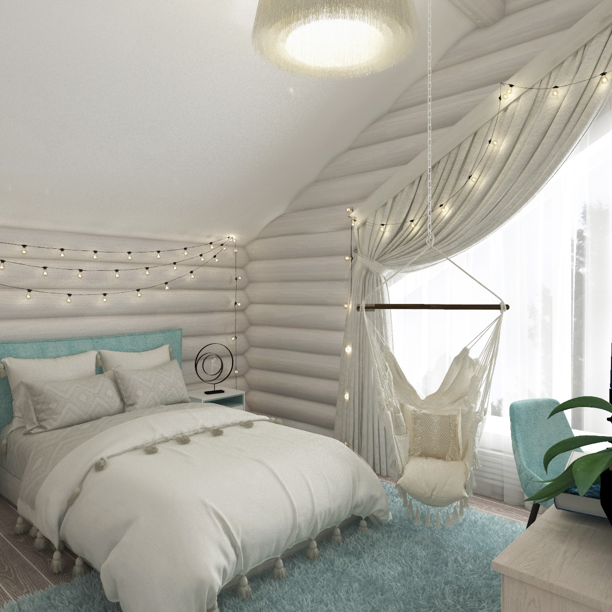 Проект загородного дома из сруба