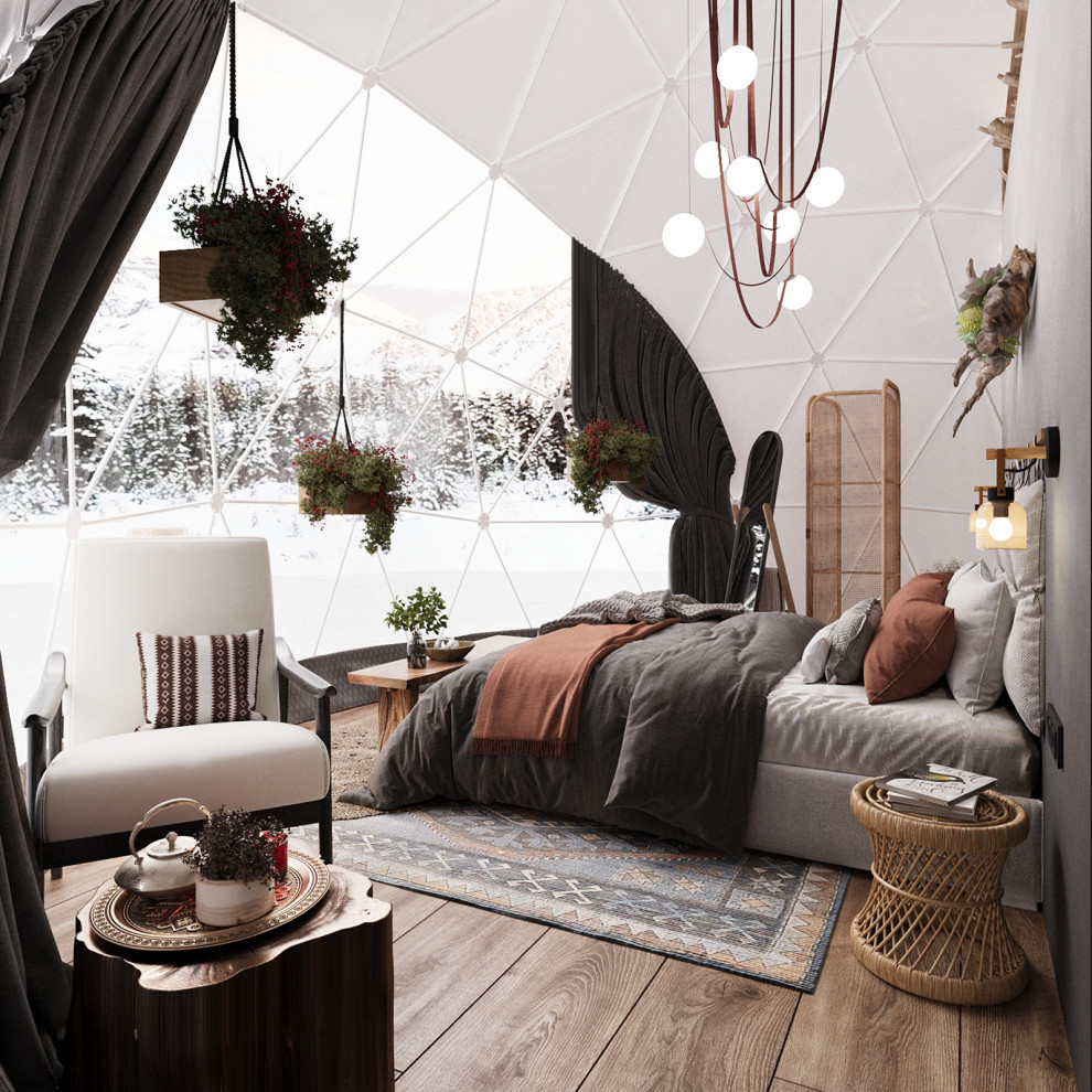 Дизайн-проект глэмпинга на Алтае.