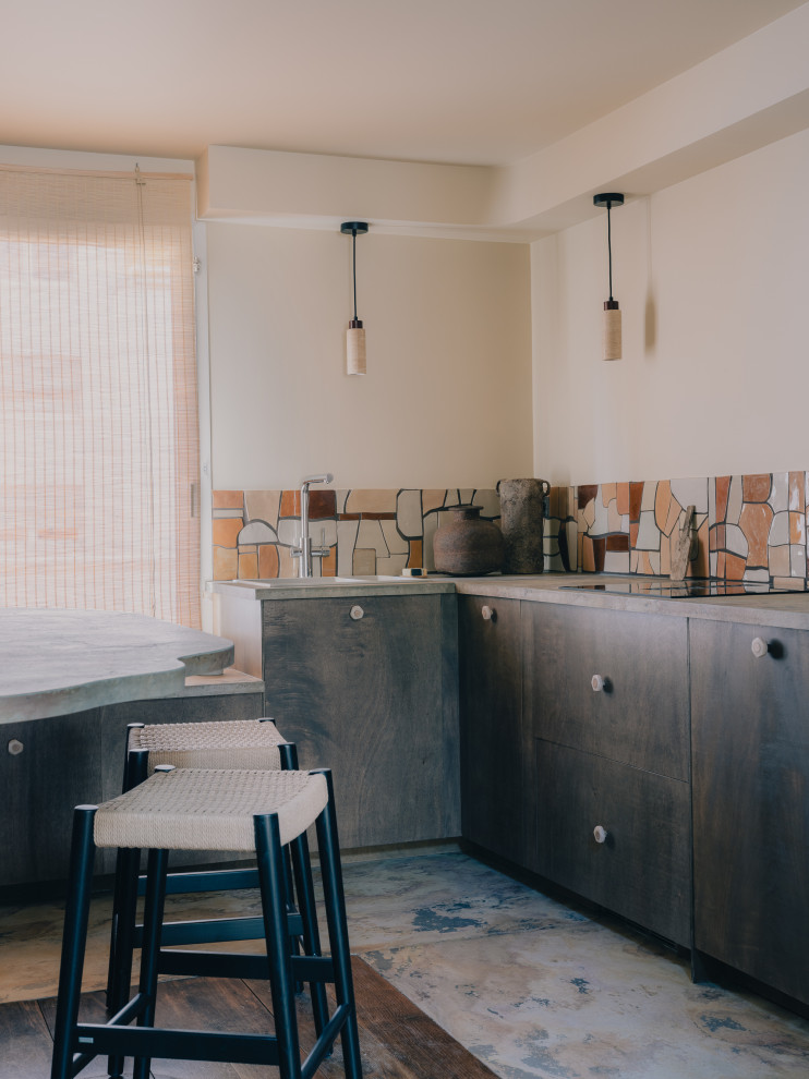 Rénovation d'un appartement des années 80 dans un style mid-century