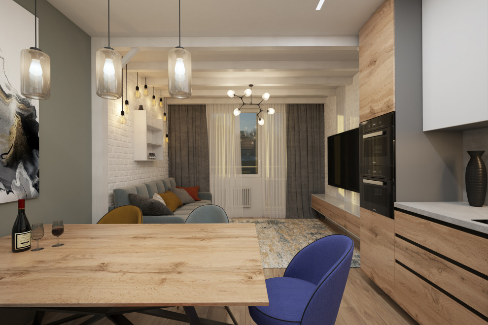 Квартира в стиле "лёгкий лофт". 70 кв.м.