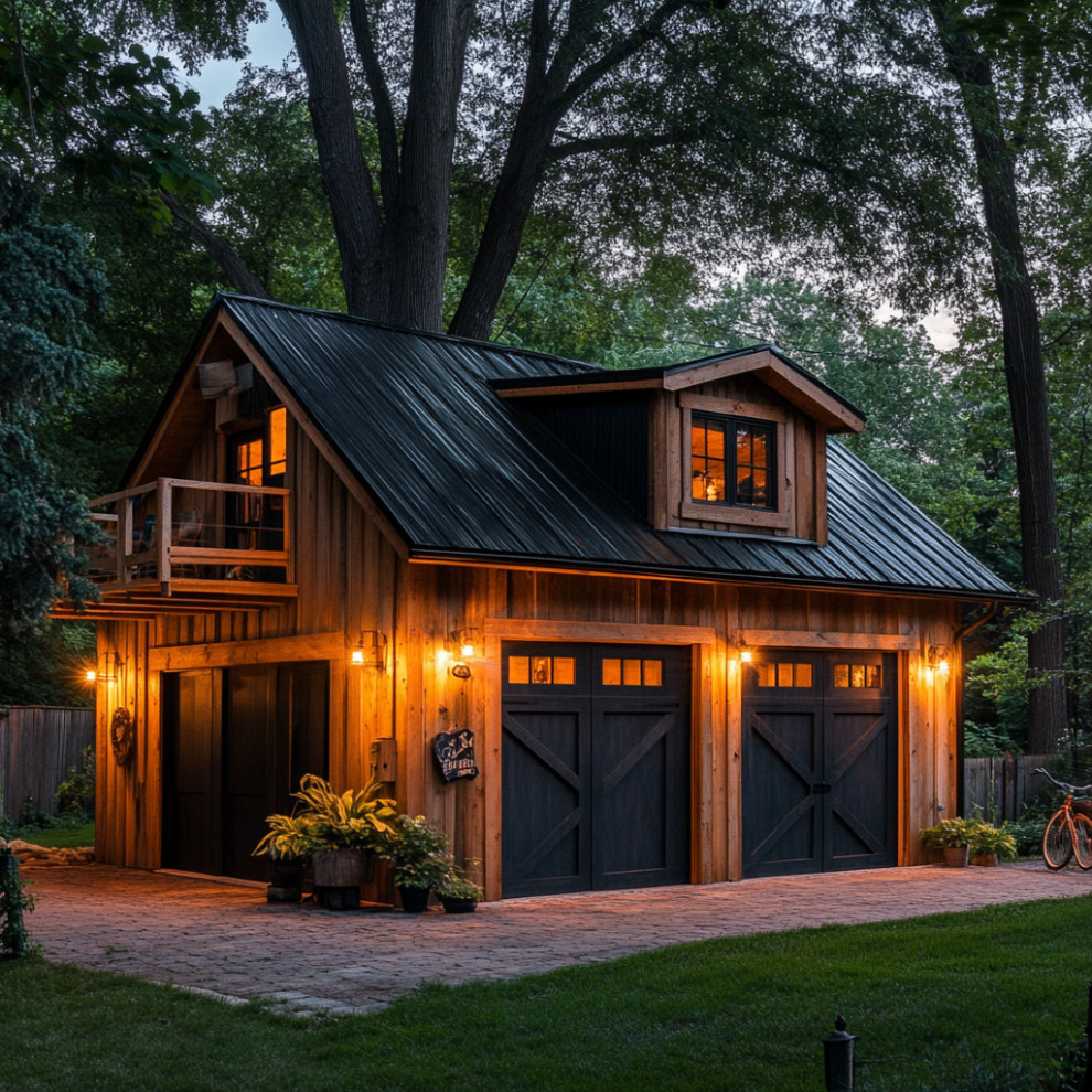 Rustic Garage Design - Rustic - Garage - Phoenix - by Evolution ...