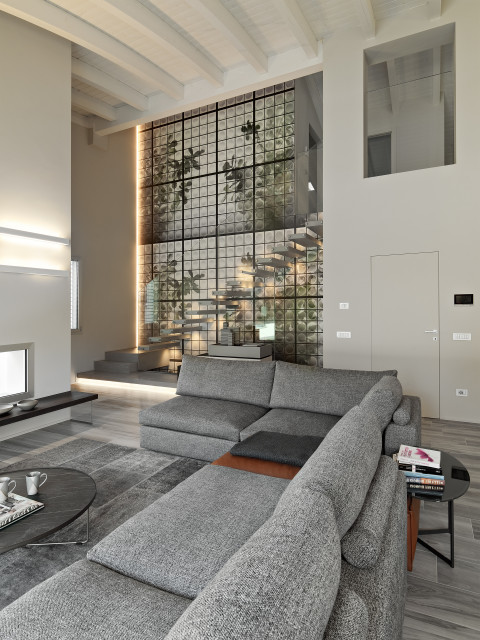 VOLUMI EXTRA E LINEE ESSENZIALI contemporary-vardagsrum