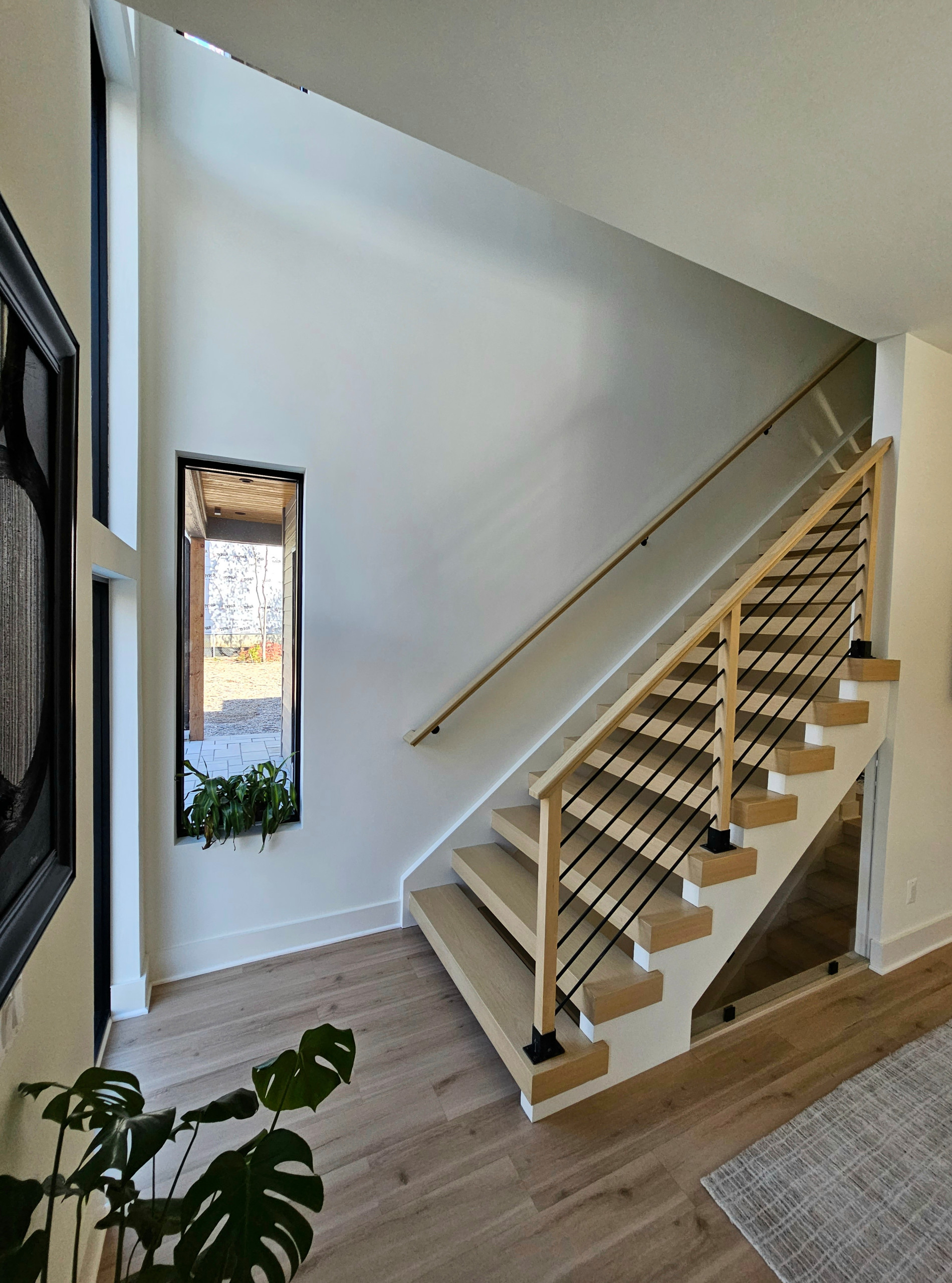 111_Open-Rise Stair with a Stunning Pool View, Great Falls, VA 22066