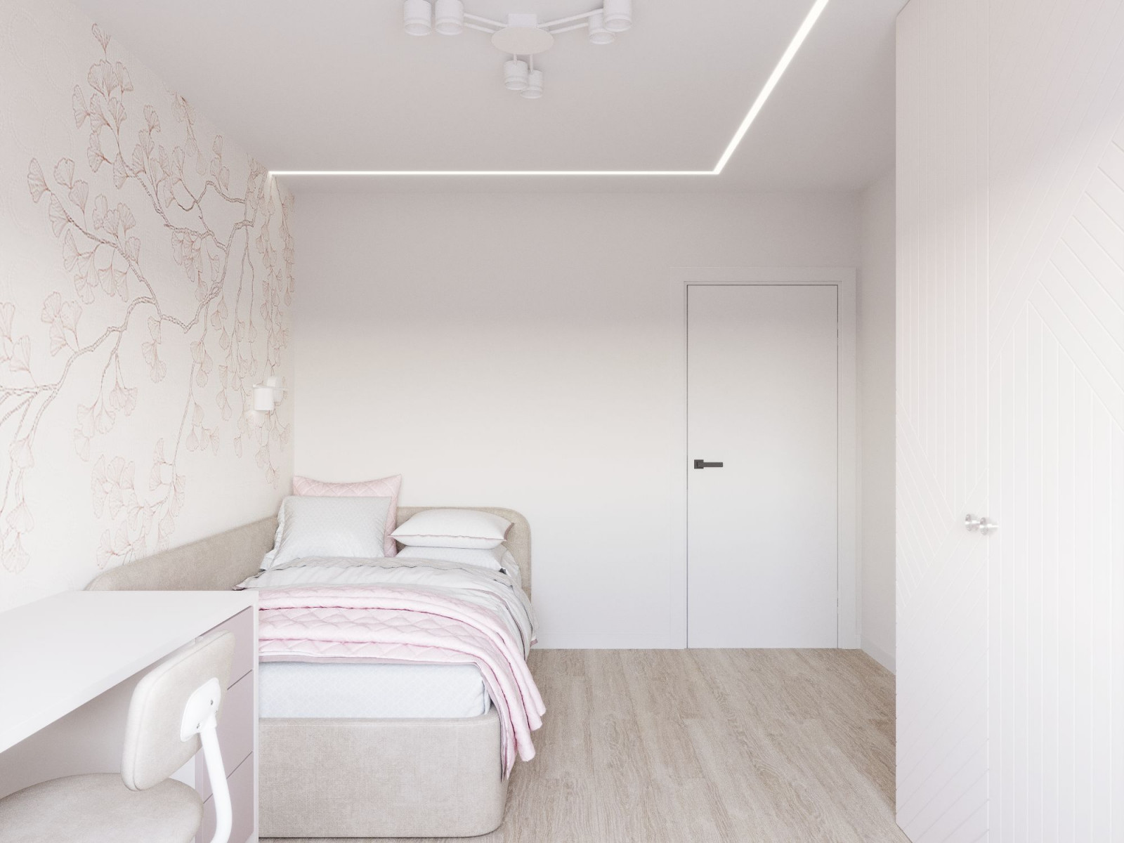 Дизайн-проект квартиры площадью 57,5 кв.м.