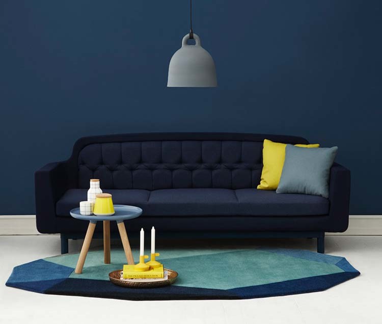 Design ideas for a contemporary living room in Glasgow.