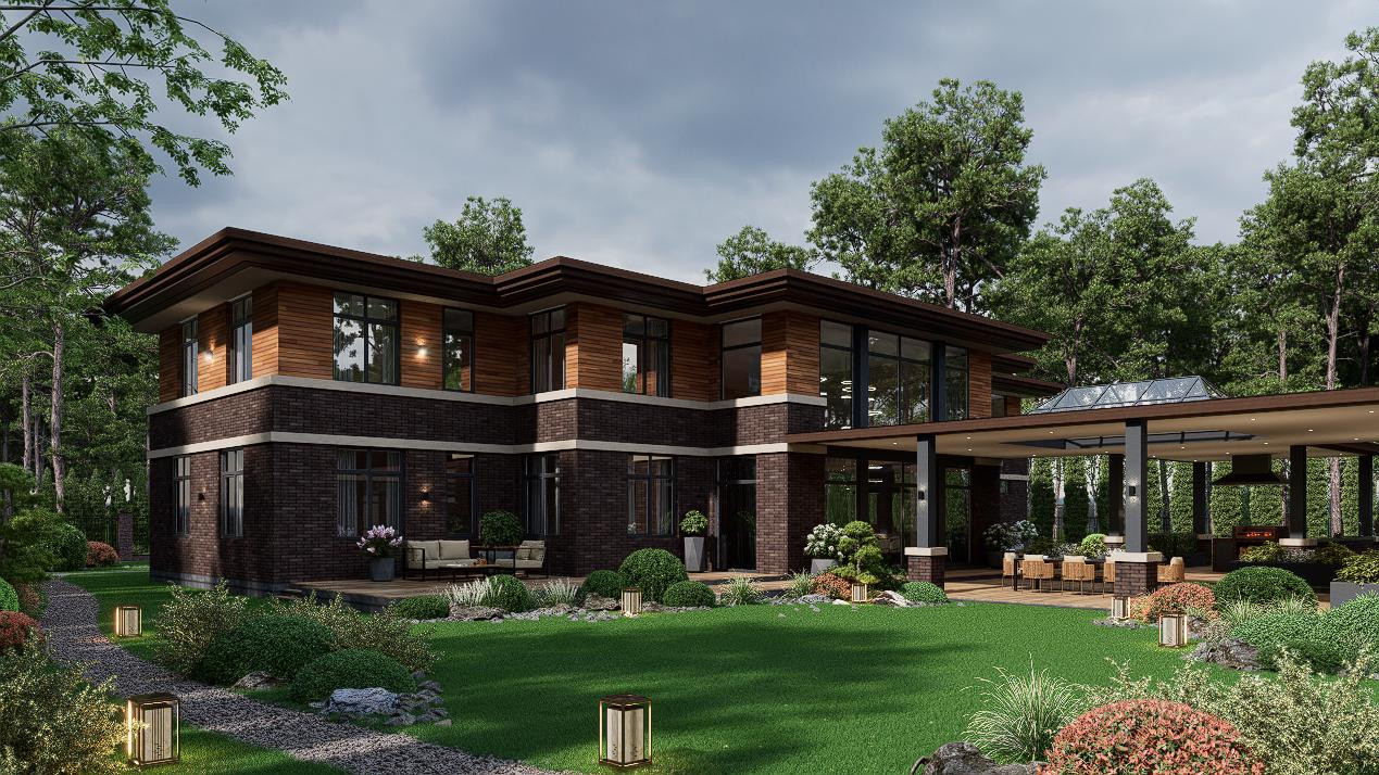 Вилла на берегу залива