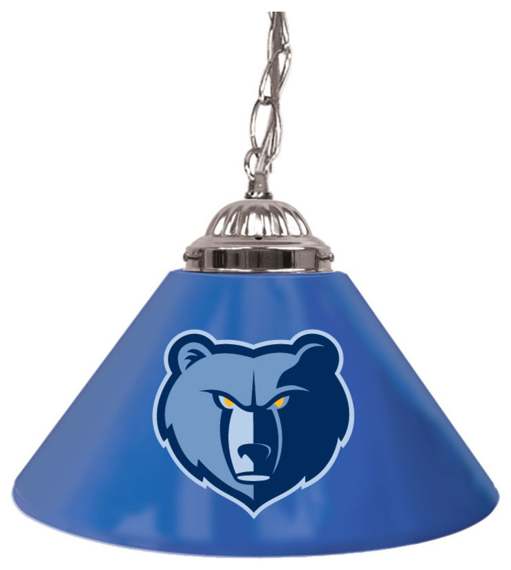 Memphis Grizzlies NBA Single Shade Bar Lamp - 14 inch
