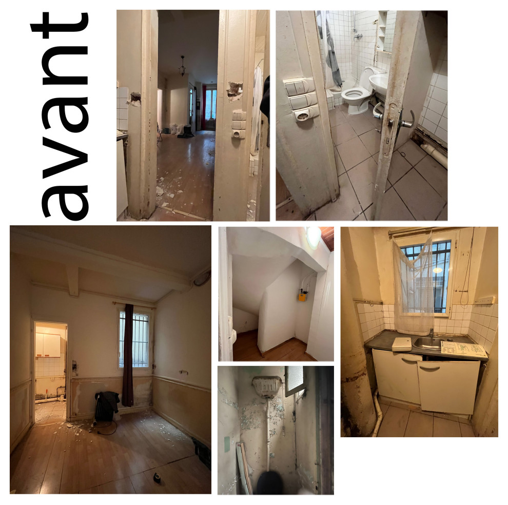 Rénovation complète et aménagement sur mesure d'un studio parisien de 25 m2