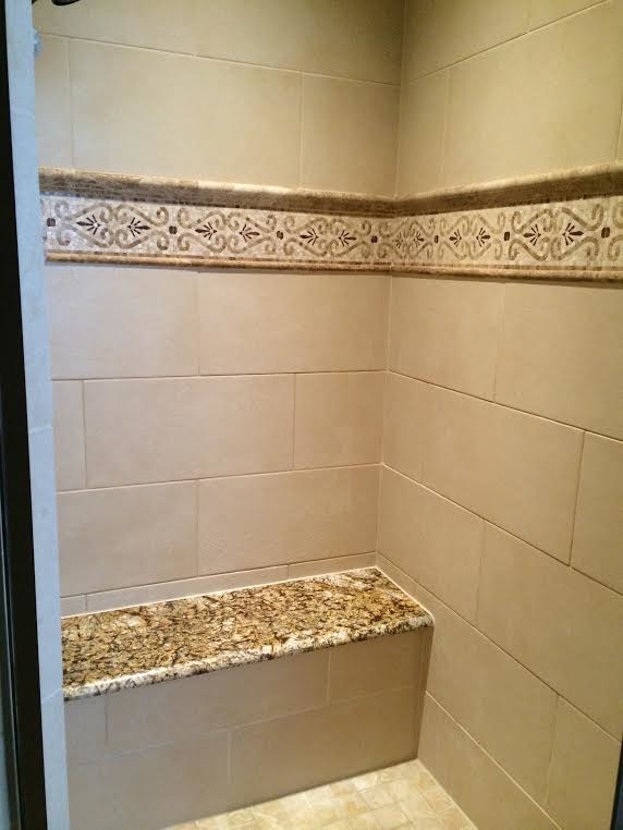 Transitional bathroom photo in Raleigh