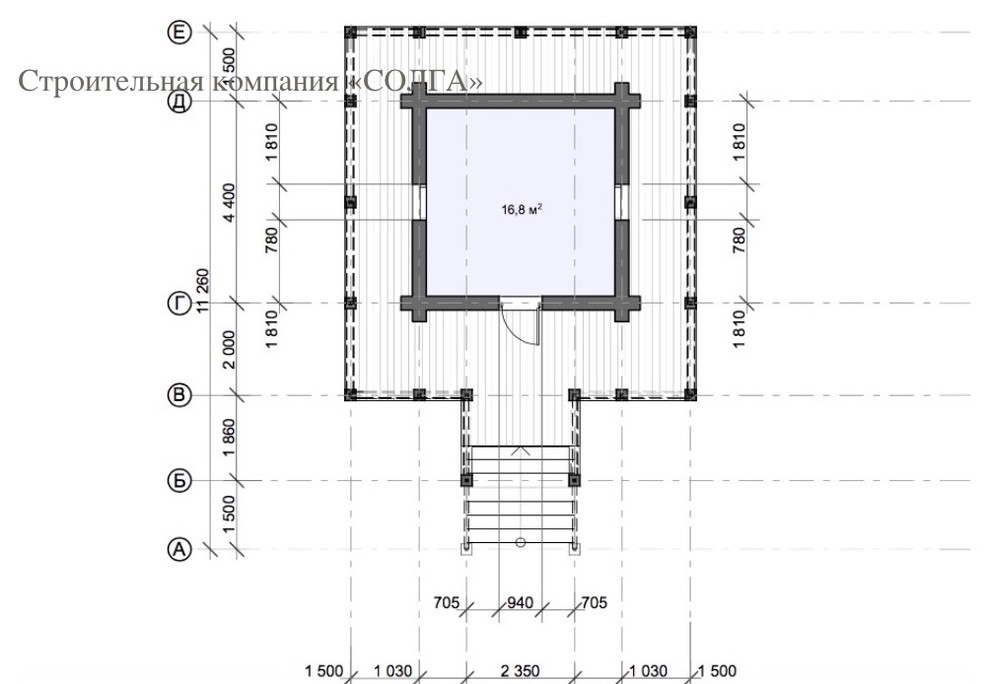 Проект деревянной часовни РХ- 9