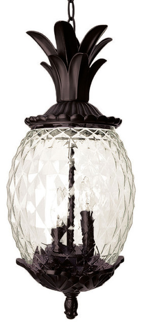 3 Light 21 Height Pineapple Outdoor Pendant Tropical 3 Light 21 Height Pineapple Outdoor Pendant