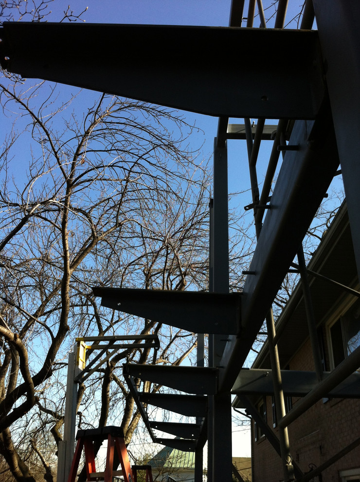 Steel frame addition