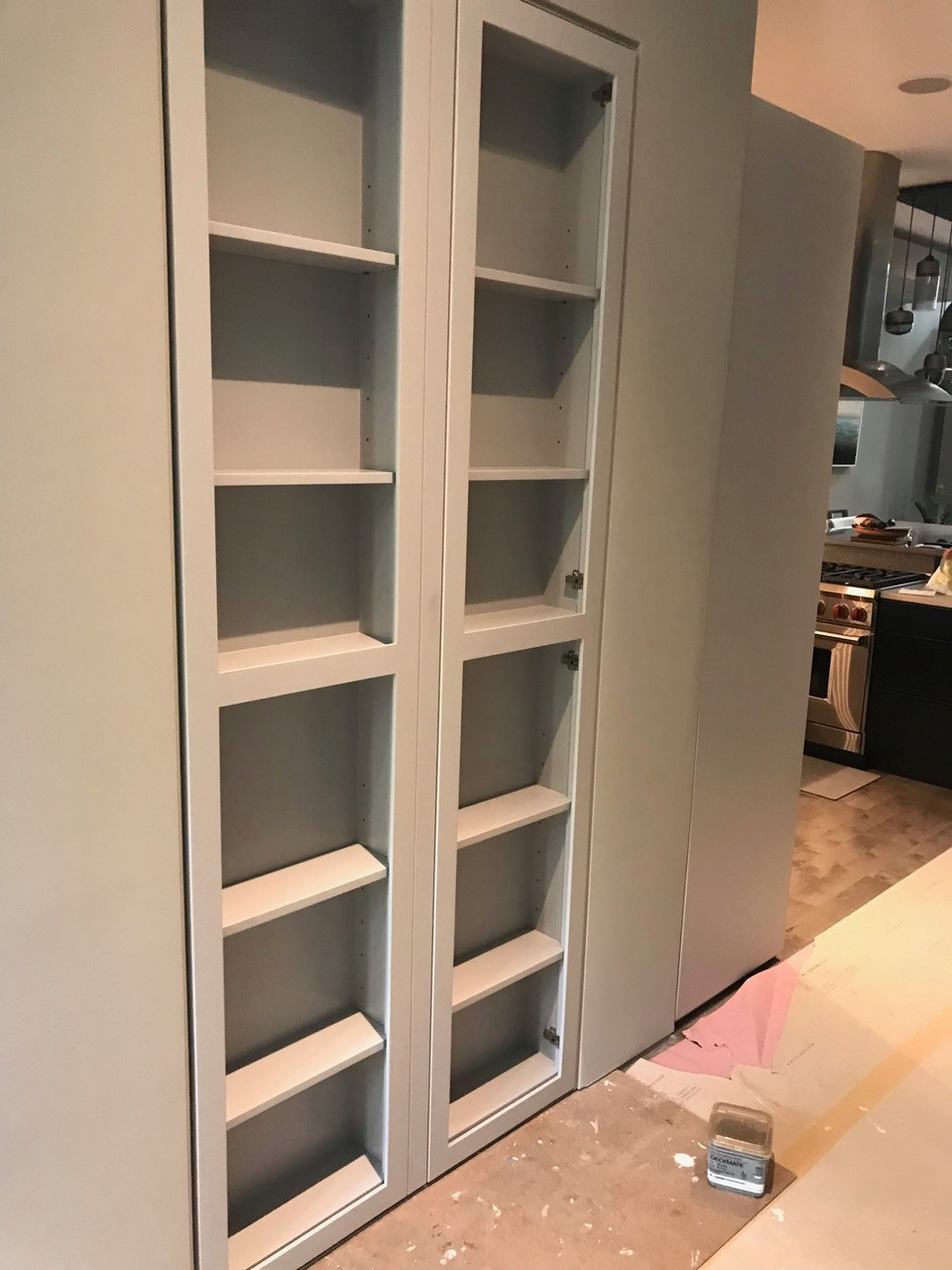 Customized Door with Shelving