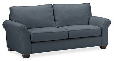 PB Comfort Roll UpholsteredSleeper SofaBrushed CanvasHarbor BlueUpholsteredPoly