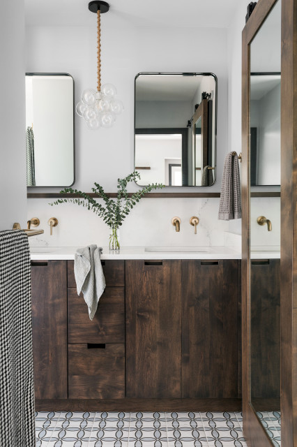 Bathrooms landstil-badevaerelse