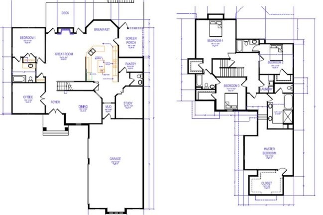 Help with changes to our first draft of house plans...